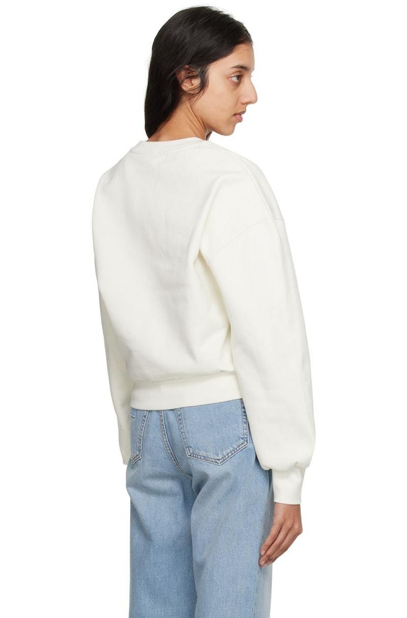 GANNI Butterfly Sweatshirt - Off-White | Garmentory