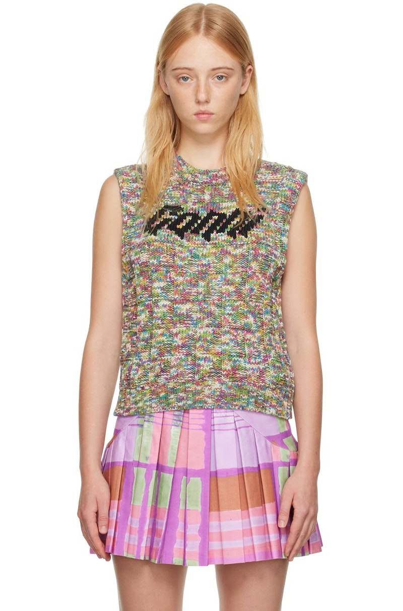 ジャケット・アウター ganni full pattern vest GANNI Rope Vest - Multicolor | Garmentory