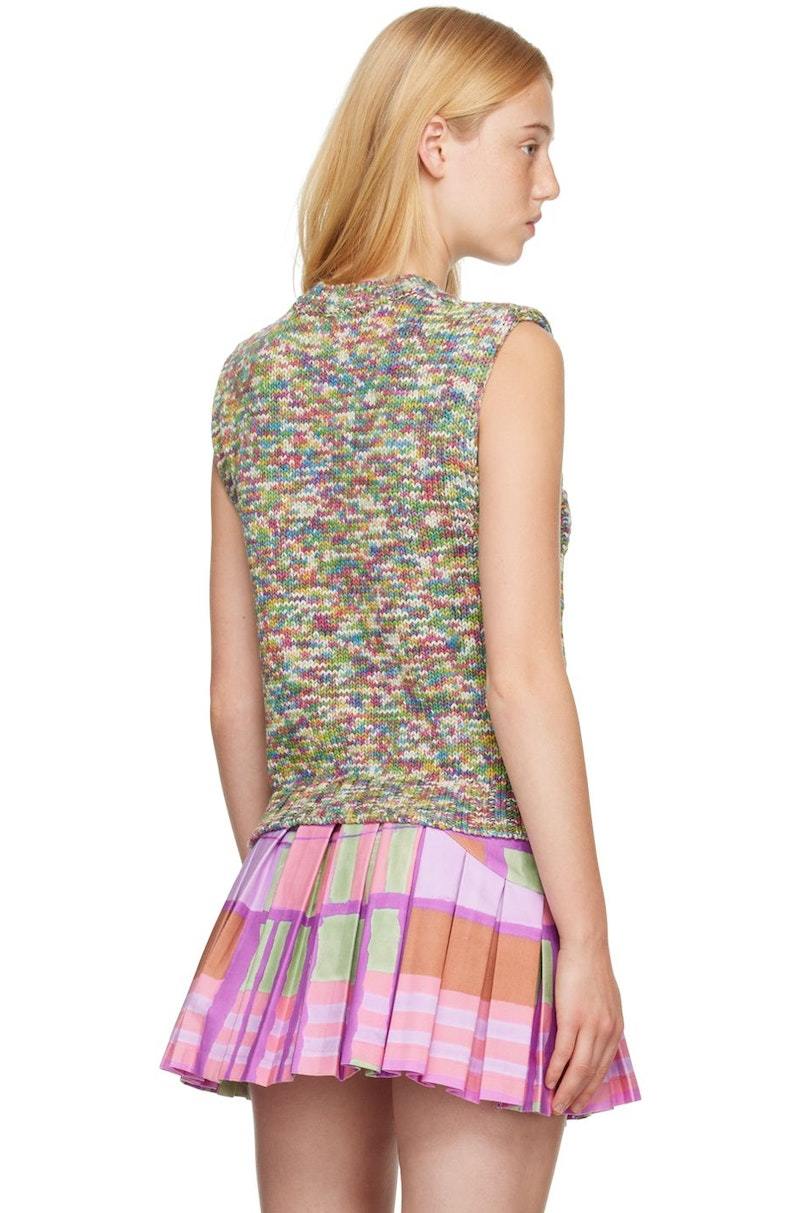 ジャケット・アウター ganni full pattern vest ジャケット・アウター ganni full pattern vest