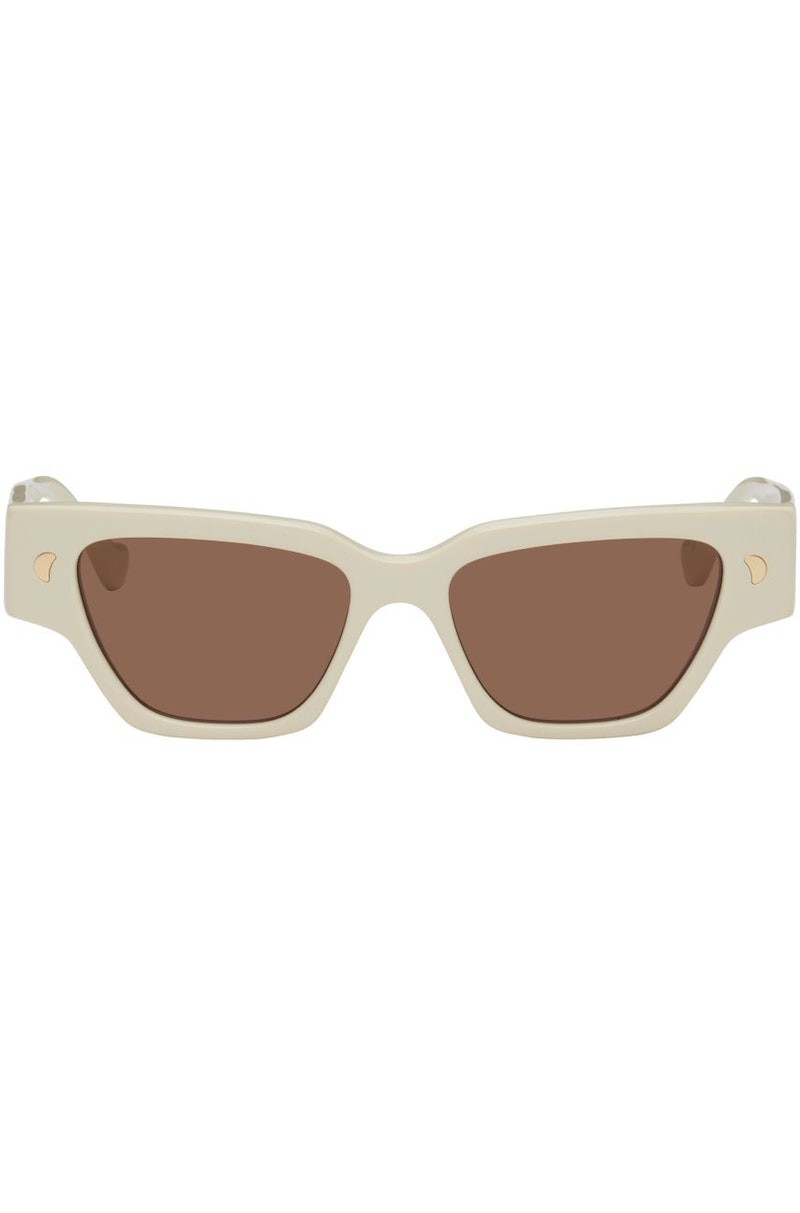Nanushka Off-White Sazzo Sunglasses | Garmentory display picture 3