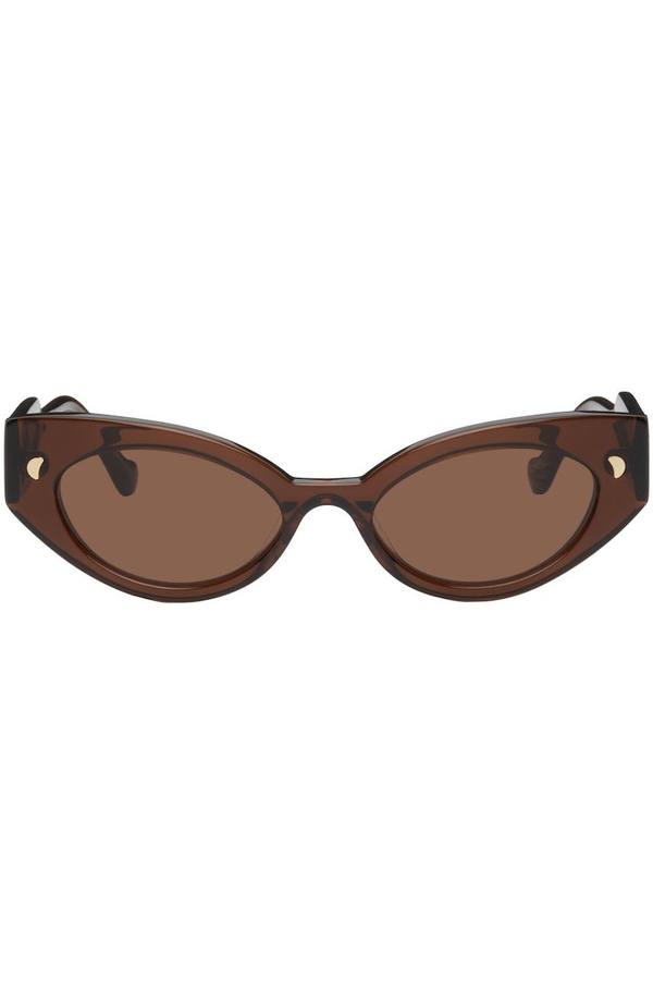 Nanushka Brown Azalea Sunglasses | Garmentory display picture 1