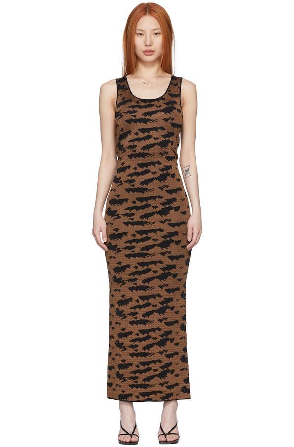 nanushka brown dress Genaya - Mini dress main image 0