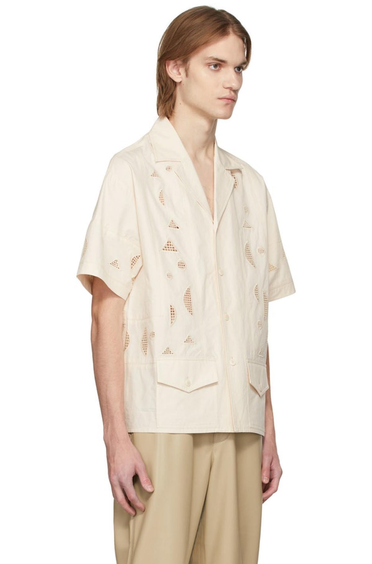 Nanushka Beige Naz Shirt Garmentory