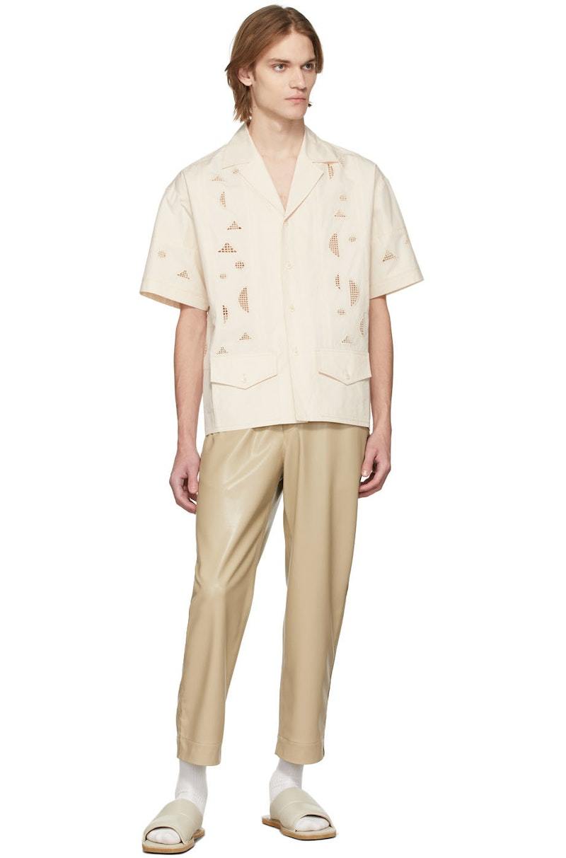 Nanushka Beige Naz Shirt | Garmentory