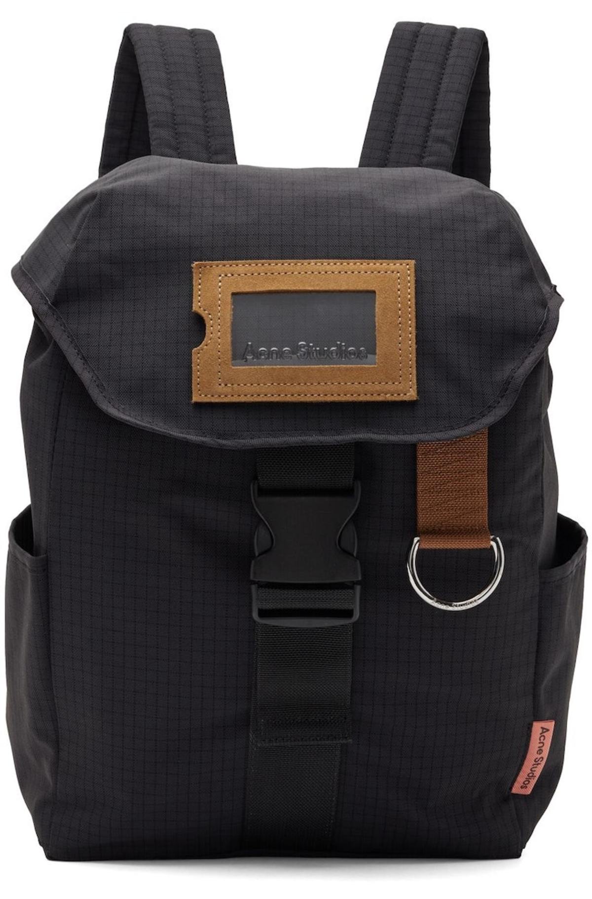 Acne Studios Black Large Backpack Garmentory
