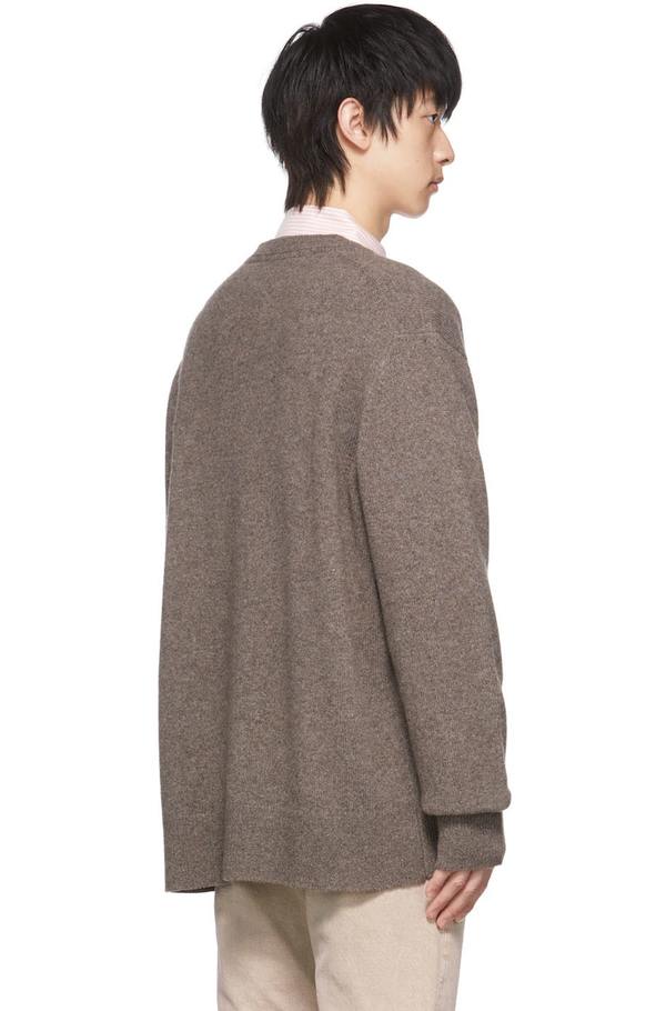 【Acne Studios】カシミヤ Vネックニット Mサイズ ブラウン Acne Studios Cashmere V-Neck Sweater - Brown | Garmentory
