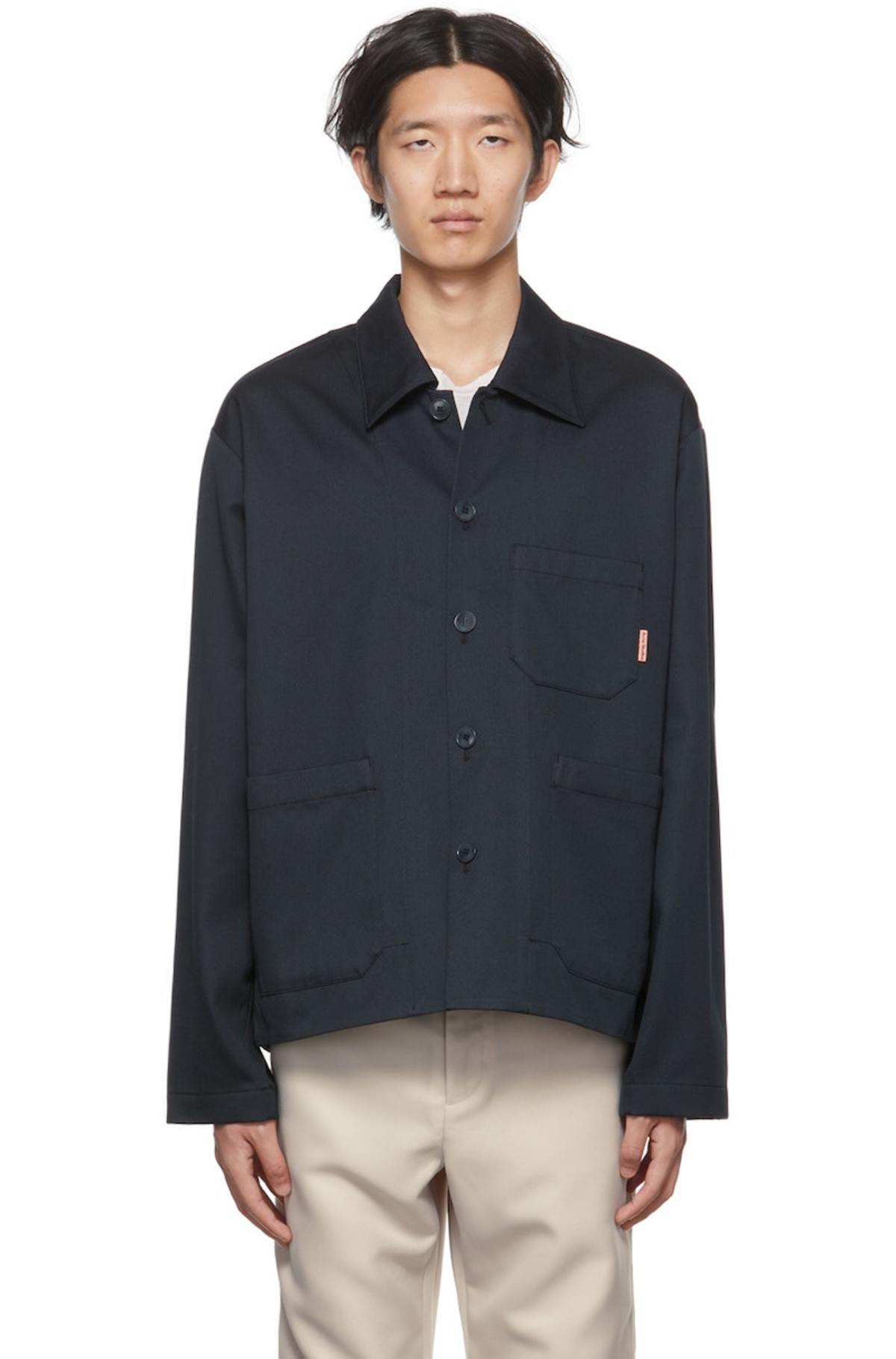 Cotton Twill Jacket Acne Jacket Mens Chore Jacket Acne Twill