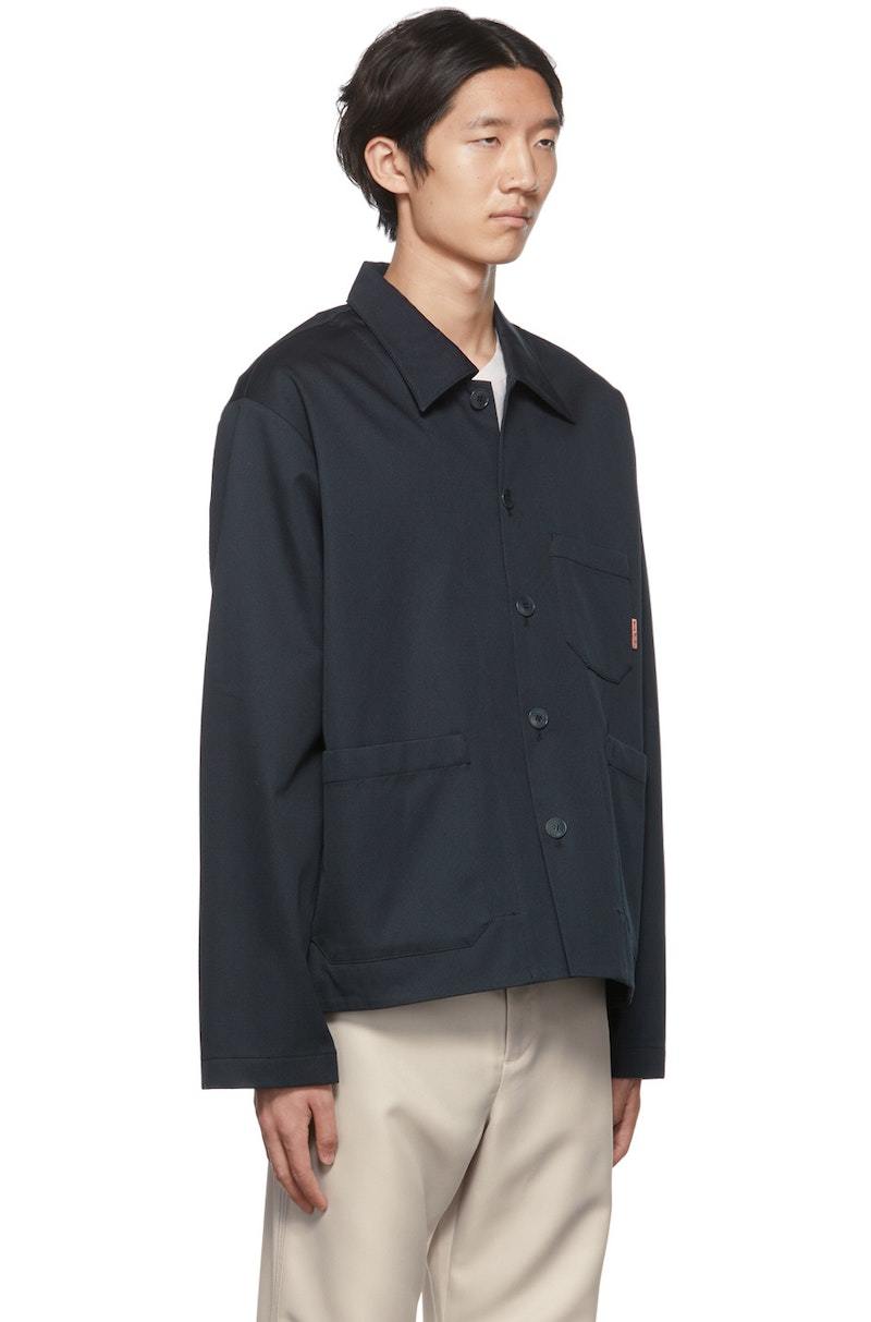 Acne Studios Casual Jacket - Navy | Garmentory
