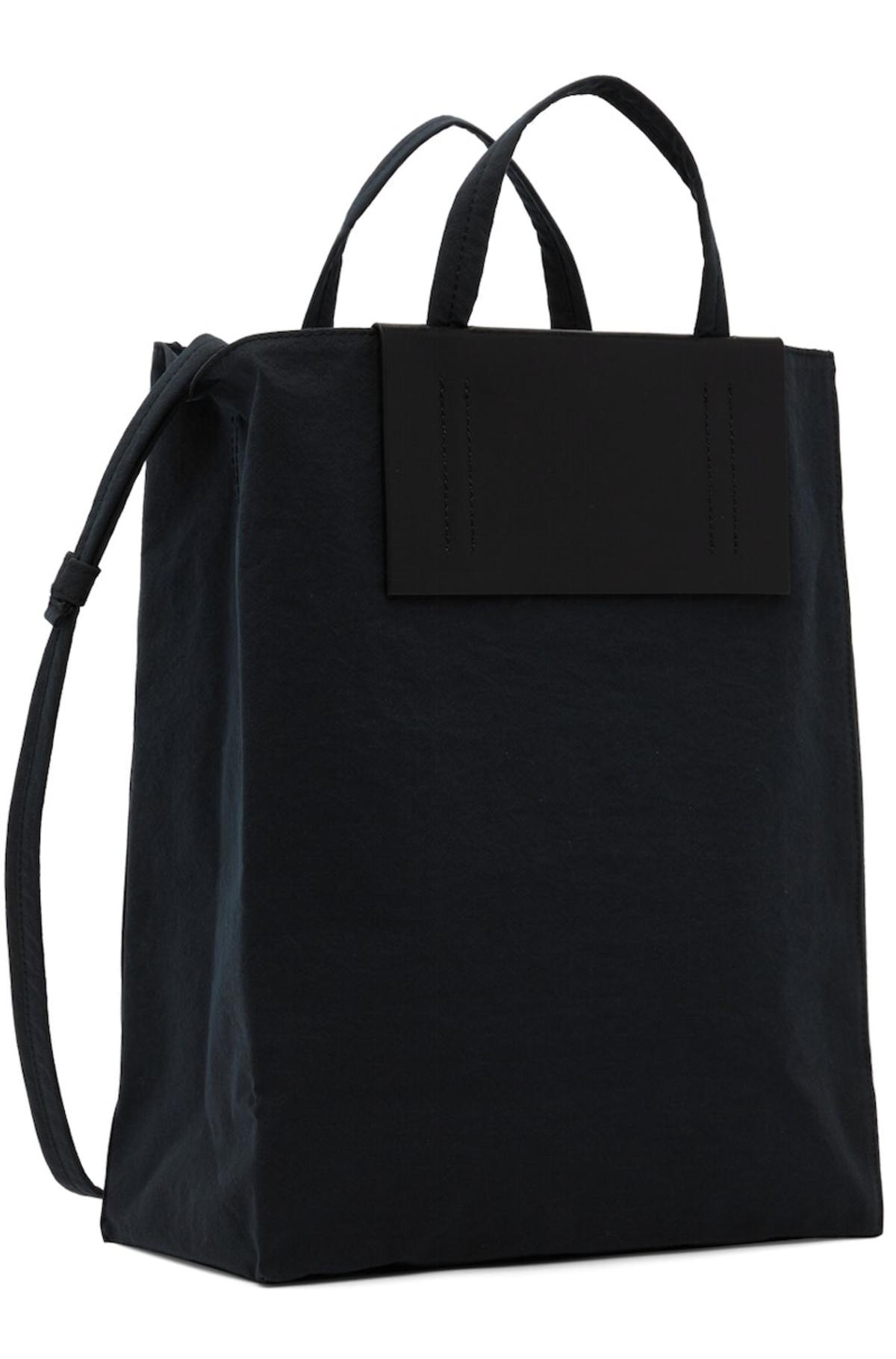 Acne Studios Papery Nylon Tote - Black | Garmentory