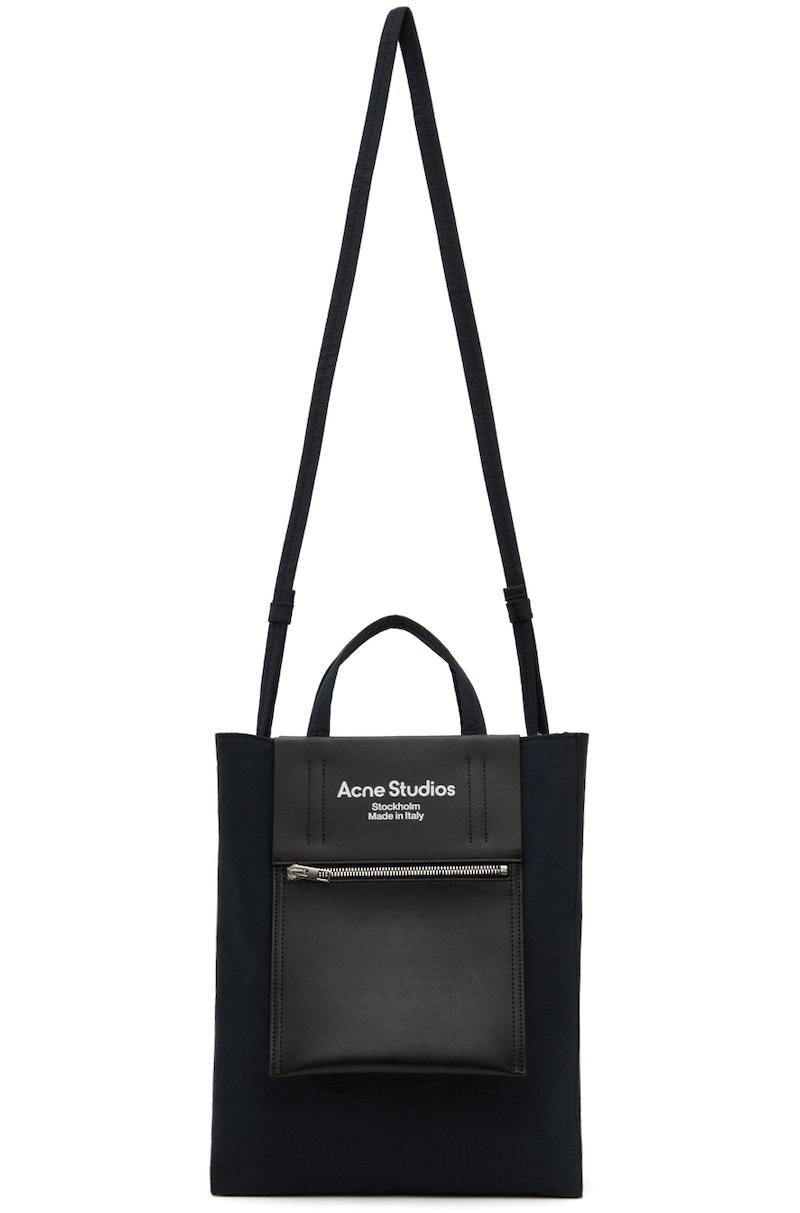Acne Studios Papery Nylon Tote - Black | Garmentory