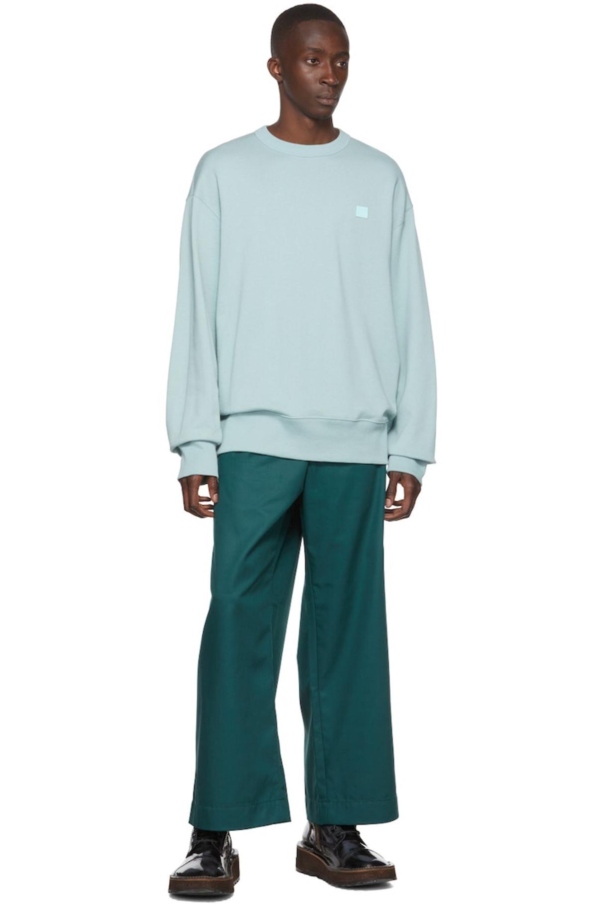 スウェット Acne Studios FORBA SWEDEN / PALE GREEN Green Acne Studio Forba Acne Studios Forba Face Sweatshirt HBX