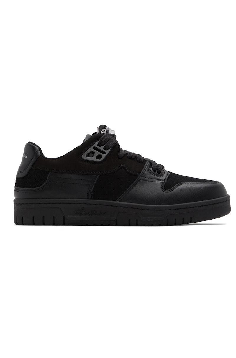Acne Studios Leather Low Top Sneakers Black Garmentory