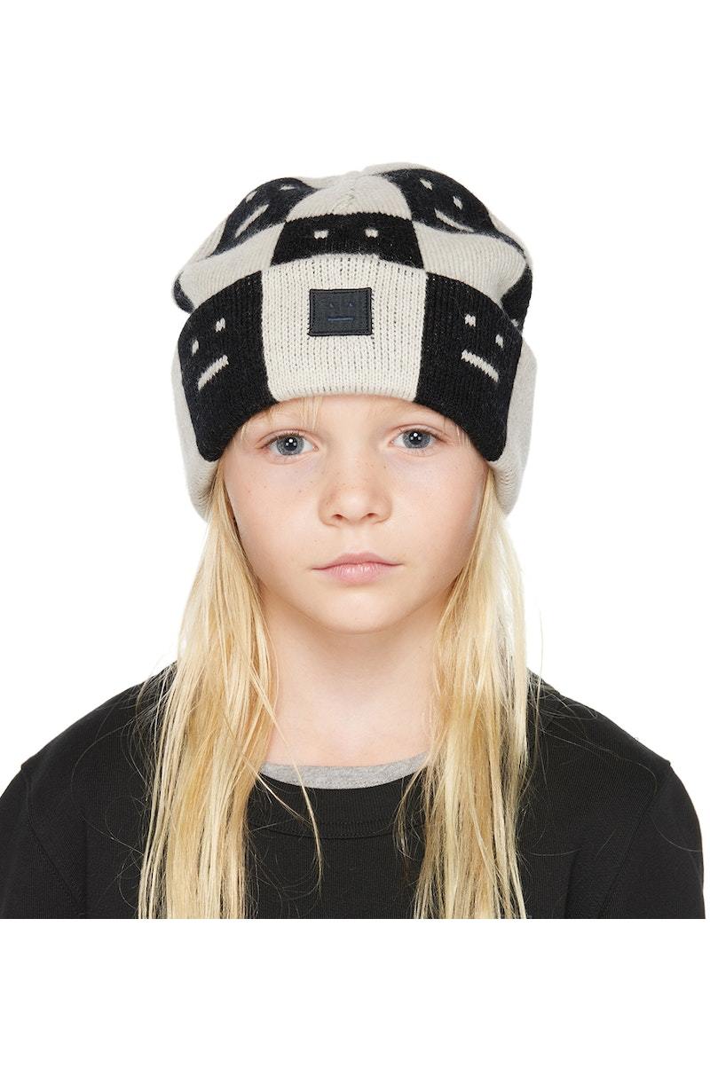 Acne Studios Kids Jacquard Beanie Multi Garmentory