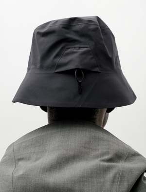 Veilance Mens Bucket Hat - Gore tex Black | Garmentory