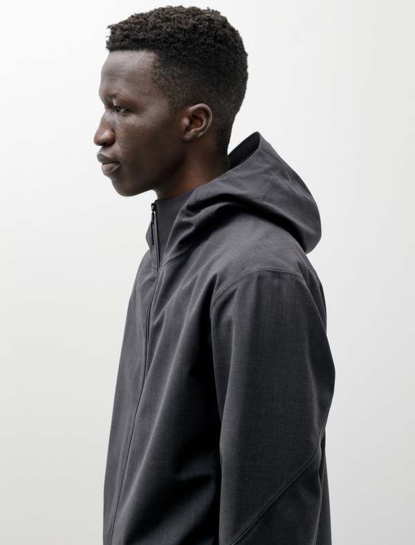 Veilance Isogon Tech Wool Jacket - Black Heather | Garmentory