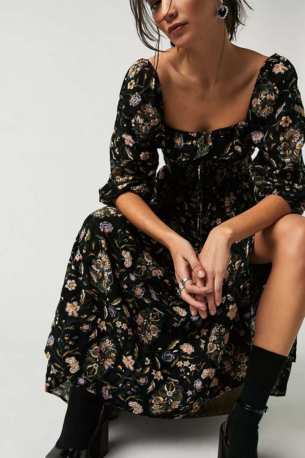 pink formal midi dress Pink Floral Jacquard Sleeveless Midi Dress White