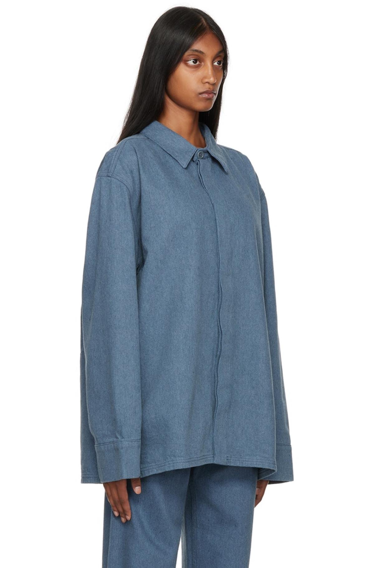 Baserange Blue Indre Denim Jacket | Garmentory