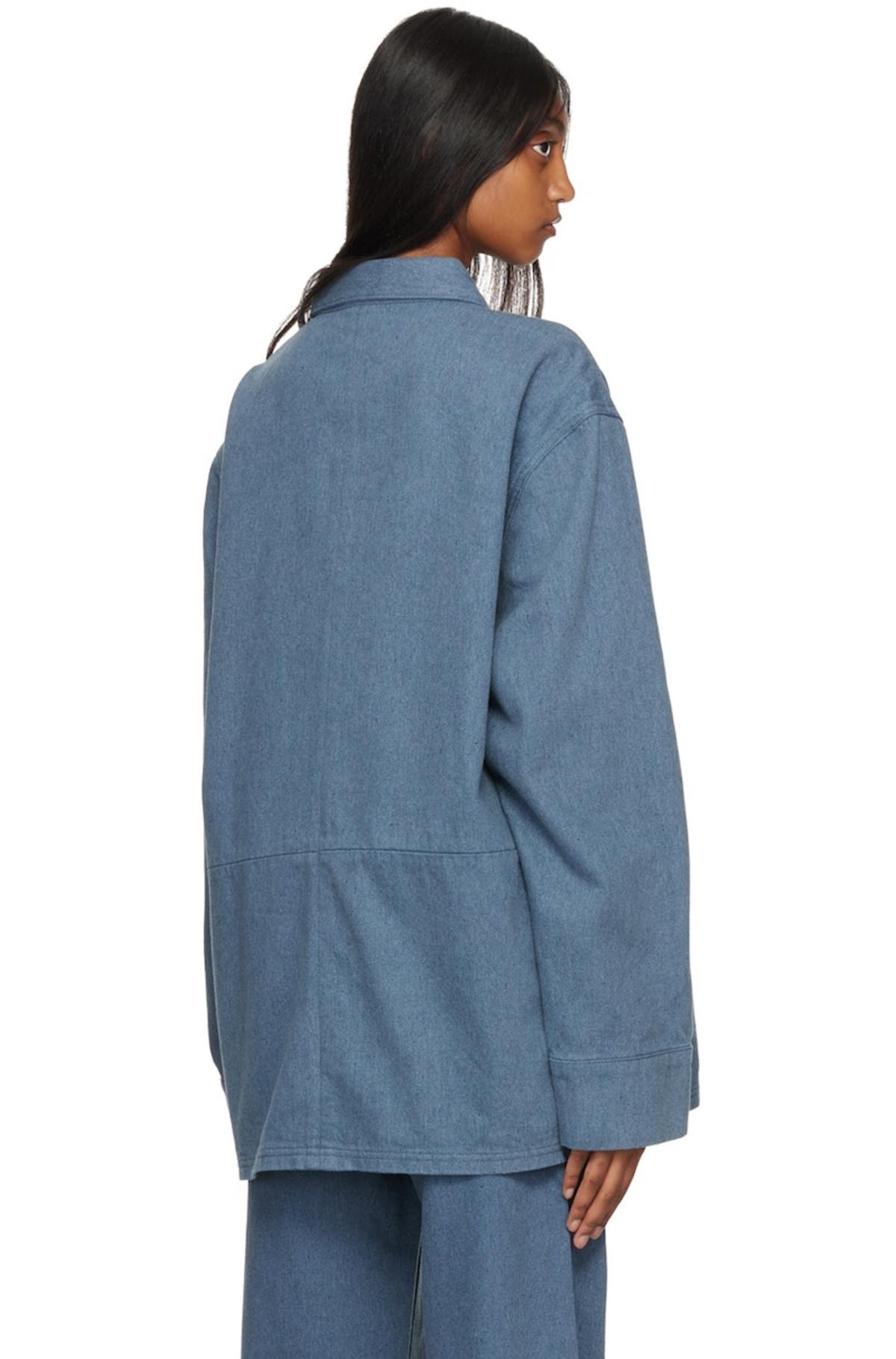 Baserange Blue Indre Denim Jacket | Garmentory