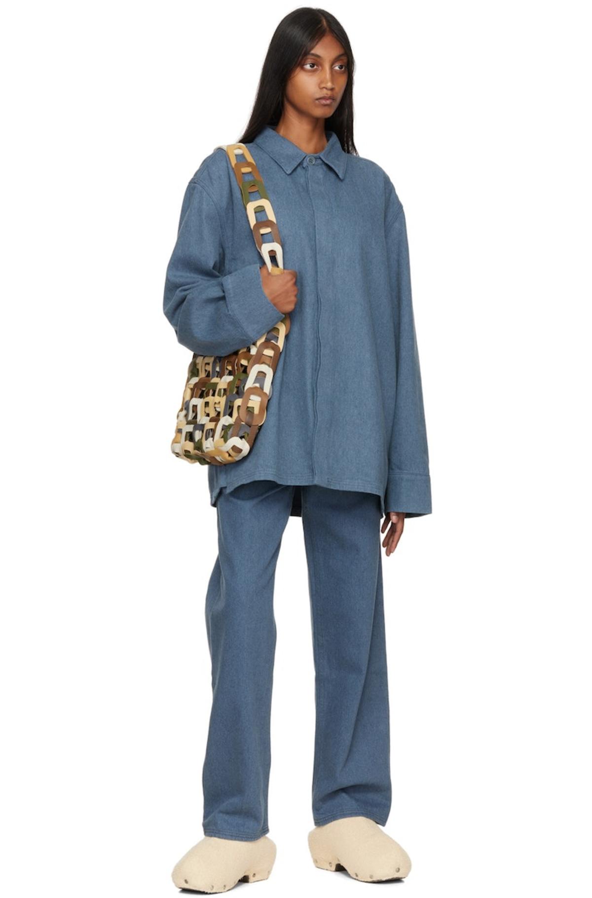 Baserange Blue Indre Denim Jacket | Garmentory