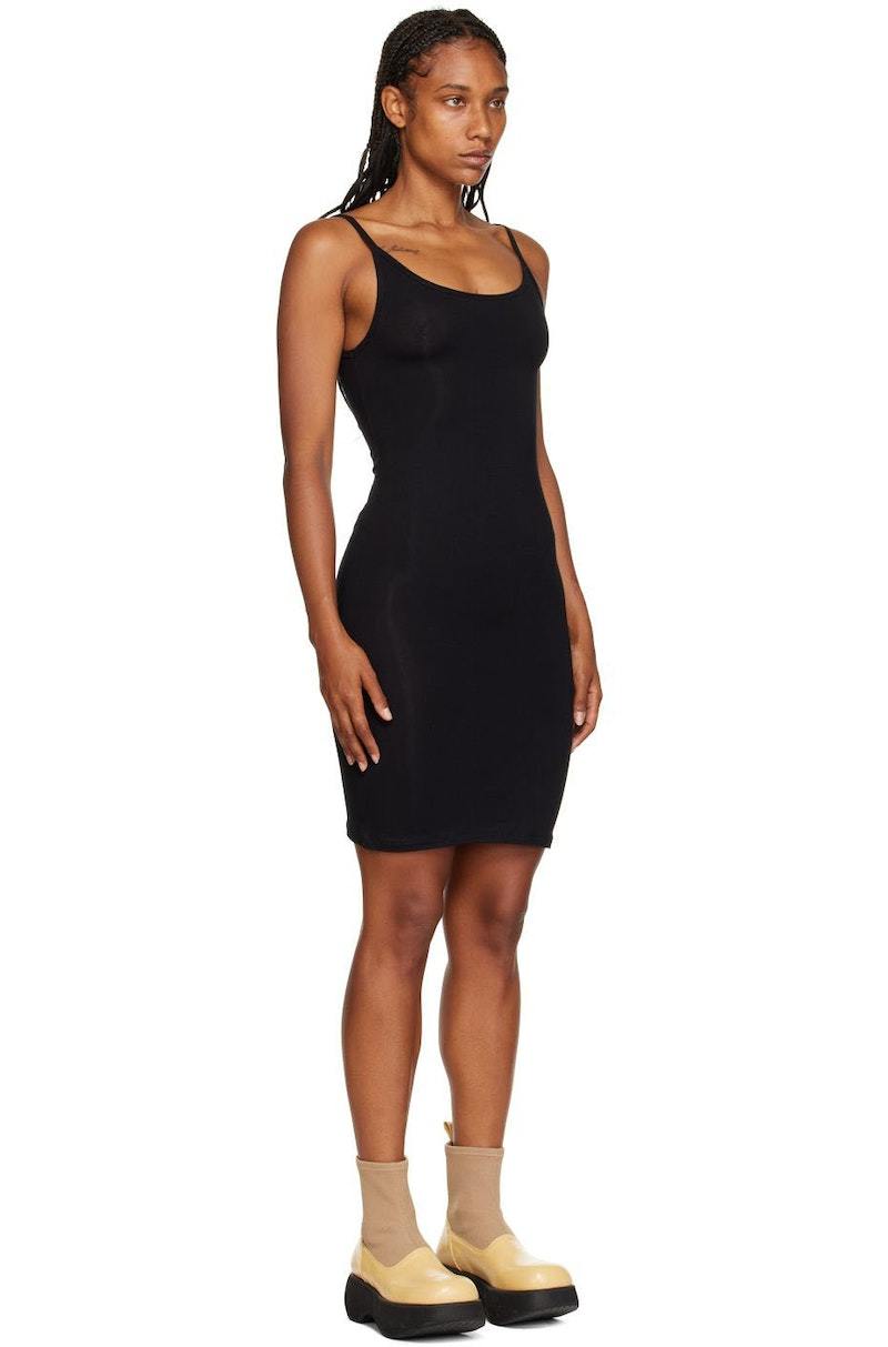 Baserange Black Bamboo Minidress | Garmentory
