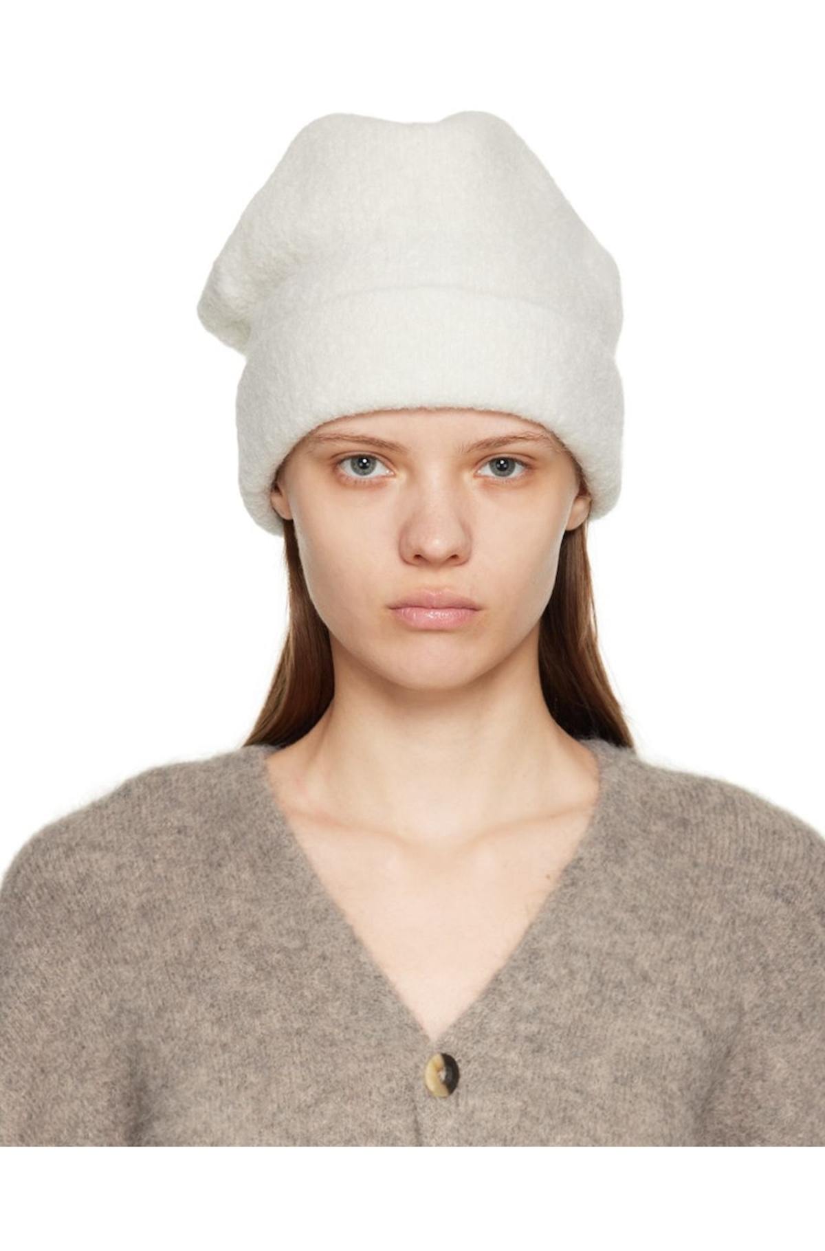 【SALE】laurenmanoogian⭐︎BEANIE Lauren Manoogian Knit Roll Hat - Rock Melange | Garmentory