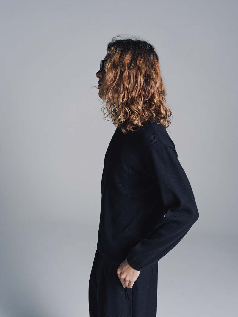 トップス second layer / vertical thermal (black) SECOND/LAYER VERTICAL THERMAL BLACK
