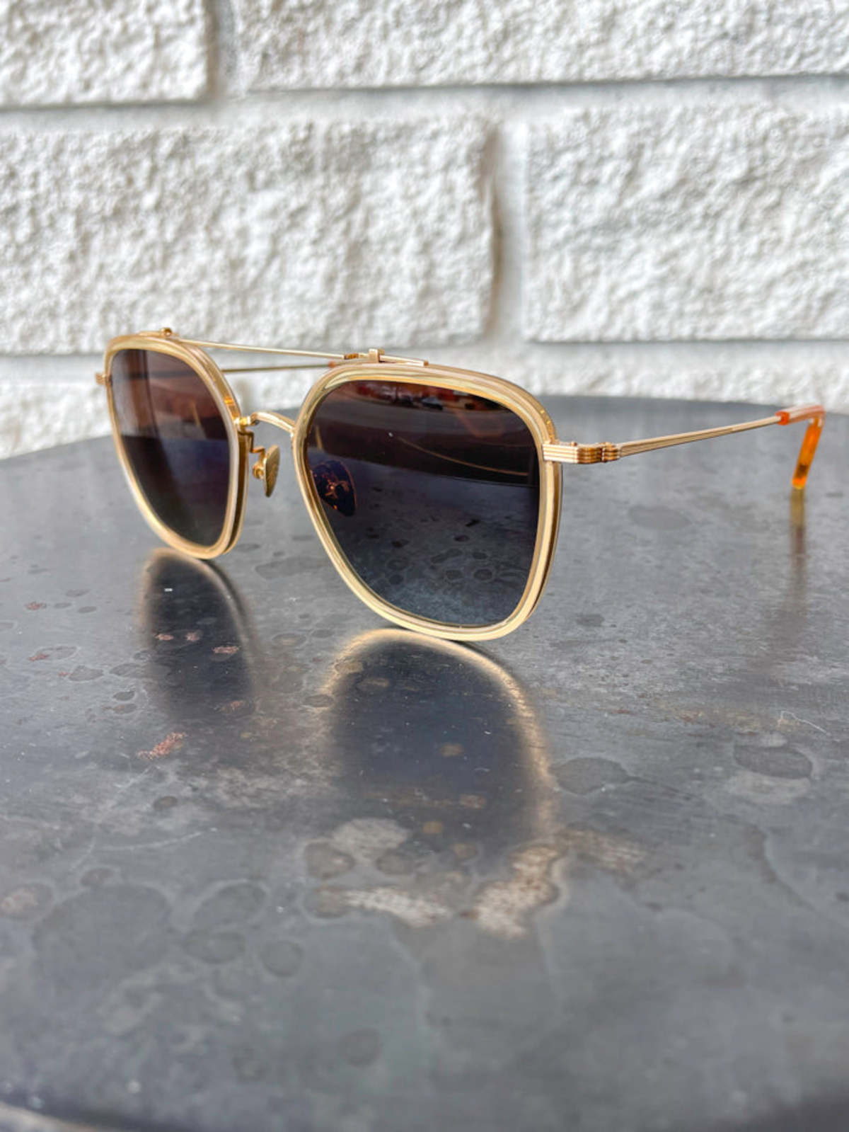 Krewe Austin Frames Champagne/18k Titanium Garmentory