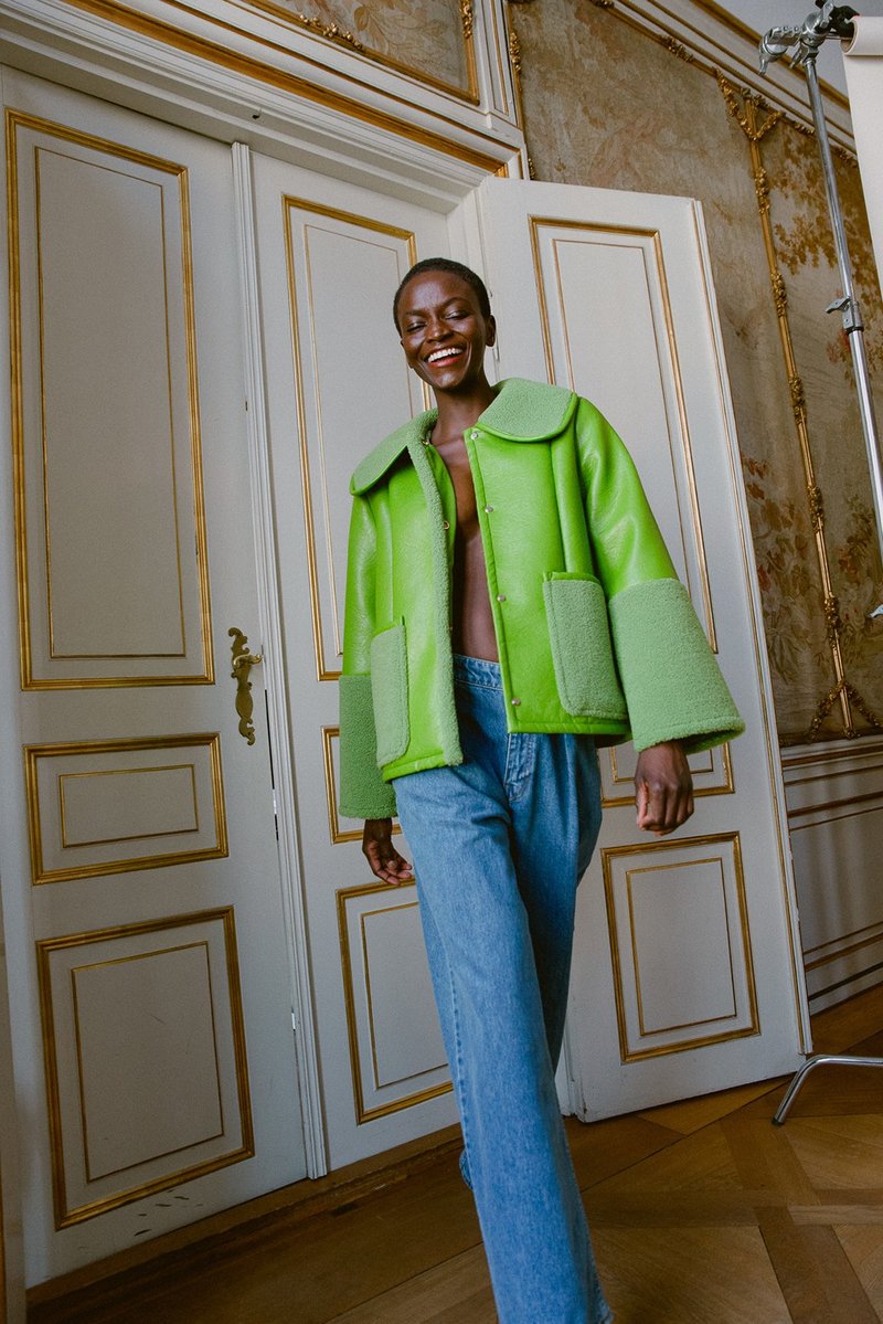 Baum und Pferdgarten Bronwen Jacket - Salted Lime | Garmentory
