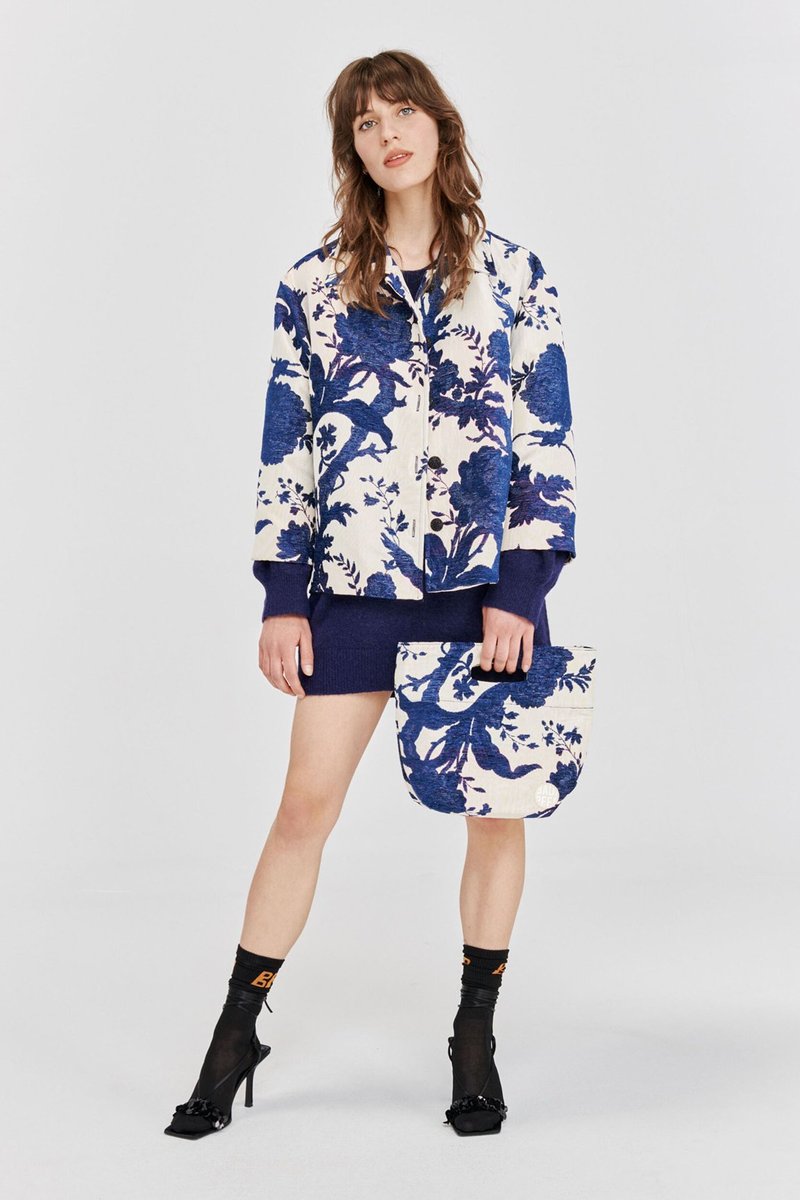 Baum und Pferdgarten Bessie Jacket - Cream/Blue Flower