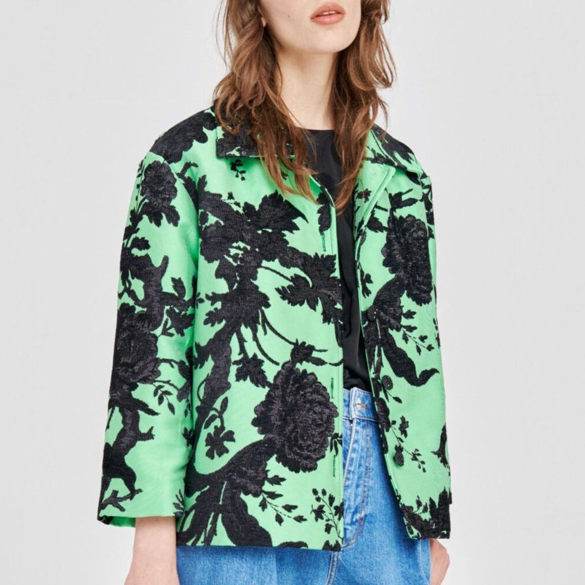 Baum und Pferdgarten Bessie Jacket - Green/Black Flower