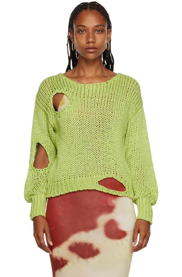 Paloma Wool Green Renzo Sweater | Garmentory