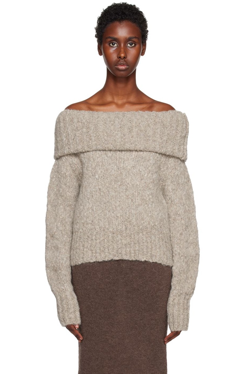Paloma Wool Carlota Sweater - Taupe | Garmentory
