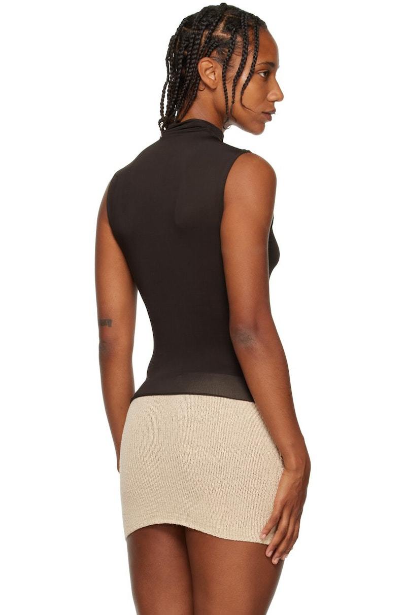 paloma wool ブラウン ホルターネック タンクトップ Paloma Wool Marron Tank Top - Dark Brown | Garmentory