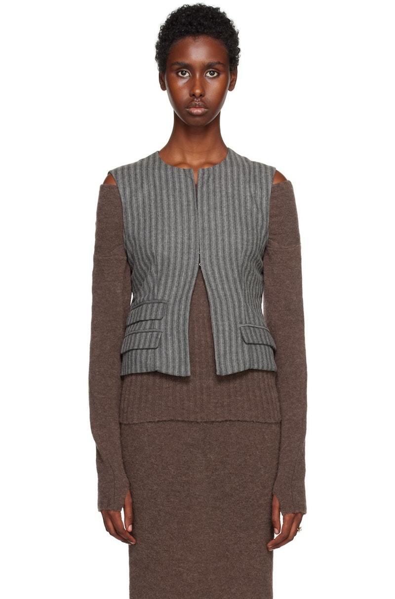 トップス Paloma wool vest Paloma Wool Pearl Vest - Dark Gray | Garmentory