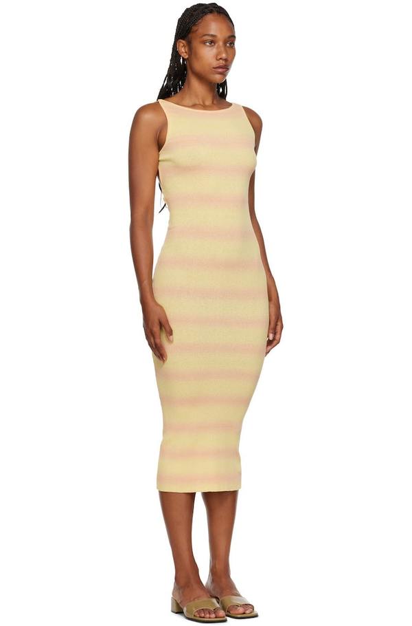 Paloma Wool Haya Midi Dress - Yellow | Garmentory
