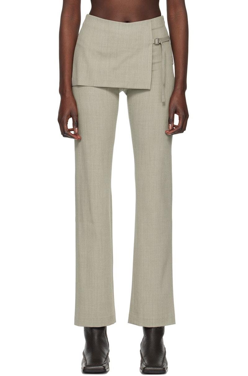 Paloma Wool Gray Archive Trousers | Garmentory