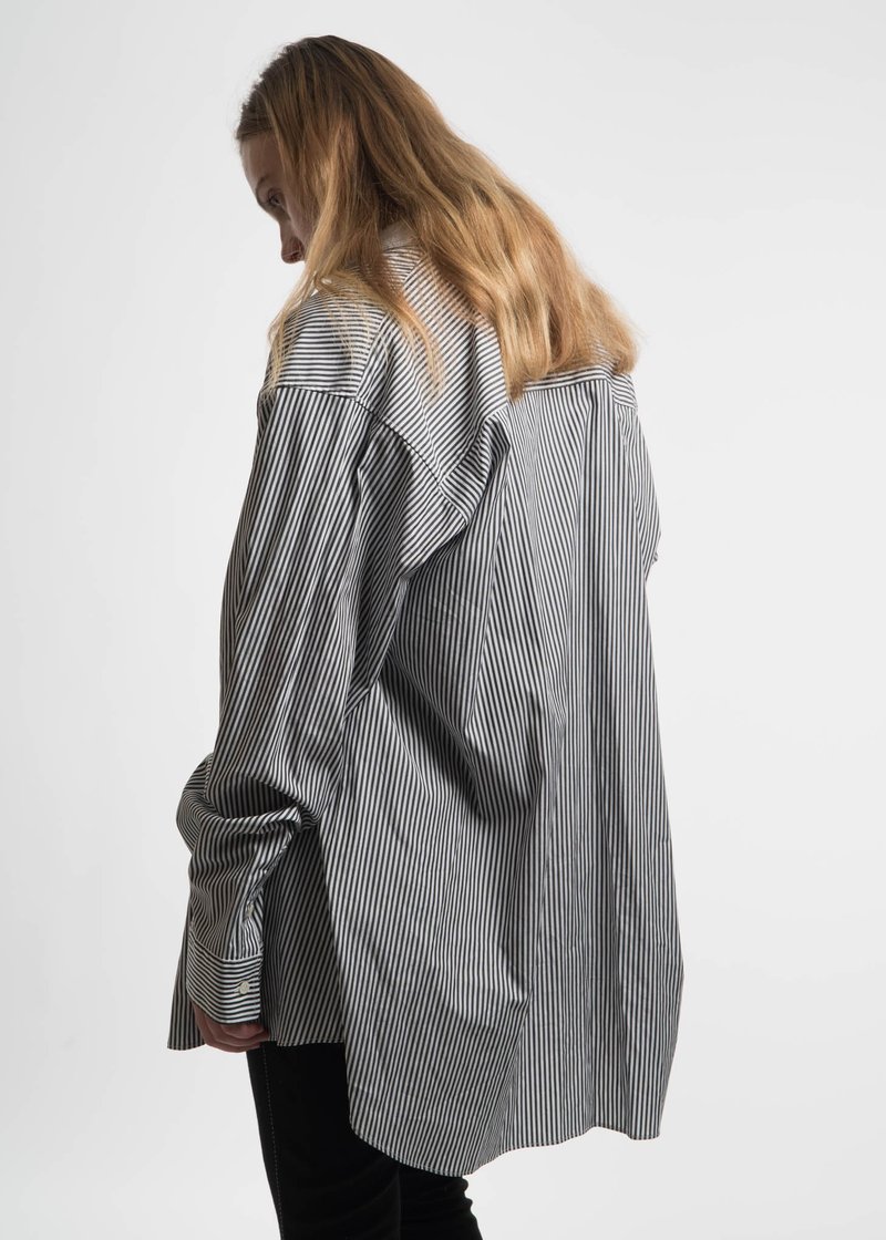 トップス DRESSEDUNDRESSED Layered oversized shirt DRESSEDUNDRESSED LAYERED OVERSIZED SHIRT