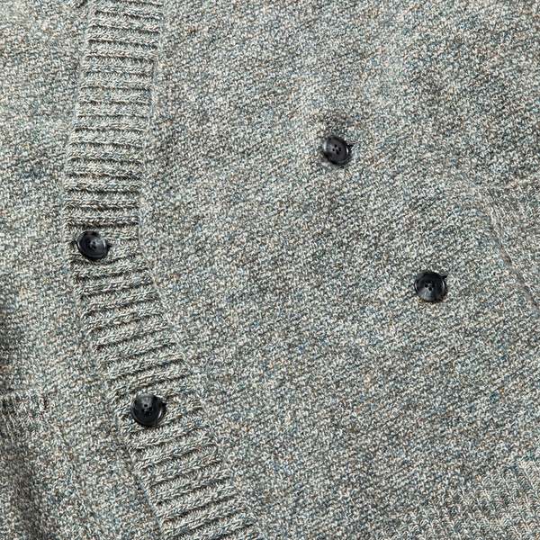 MEANSWHILE DOUBLE KNIT CARDIGAN - BLUE GRAY | Garmentory