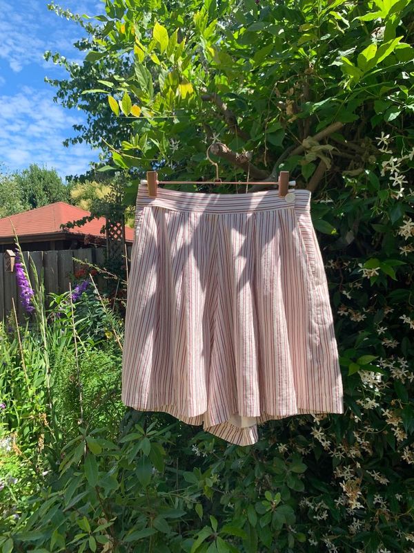 Seek Collective Lola Shorts - Geranium Stripe Seek Collective Lola Shorts - Geranium Stripe