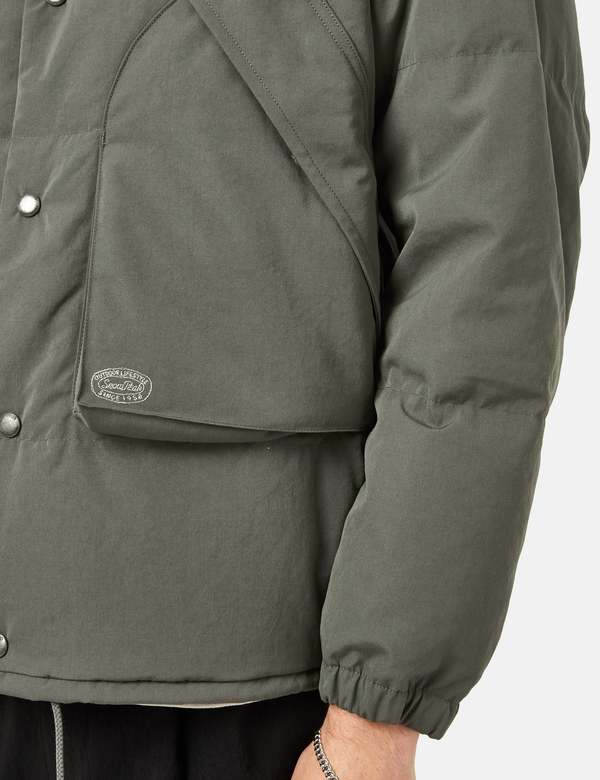 Snow Peak Takibi Down Jacket - Khaki | Garmentory