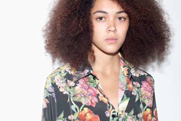 Strathcona Watercolour Bouquet Unisex Silk Dress Shirt - Online Only Strathcona Watercolour Bouquet Unisex Silk Dress Shirt - Online Only