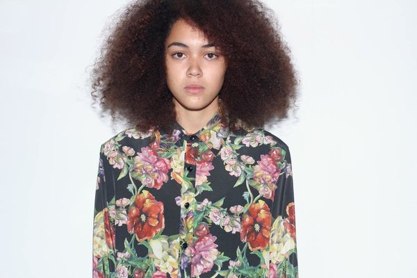 Strathcona Watercolour Bouquet Unisex Silk Dress Shirt - Online Only Strathcona Watercolour Bouquet Unisex Silk Dress Shirt - Online Only