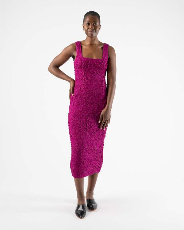 Mara Hoffman Popcorn Sloan Dress Berry Garmentory