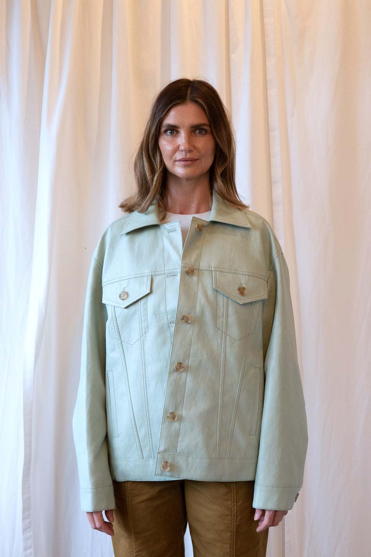 Rejina Pyo Theo Jacket - Mint | Garmentory