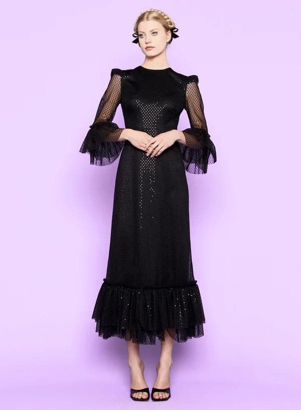 The Vampire's Wife The Floating Fire Dress - black | Garmentory