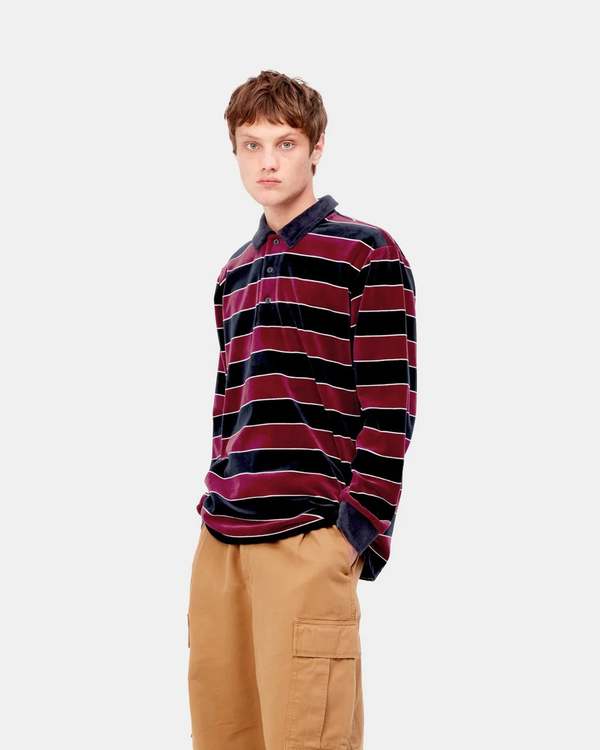 Bills Carhartt Rugby Polo Shirt CARHARTT WIP L/S Bills Rugby Shirt