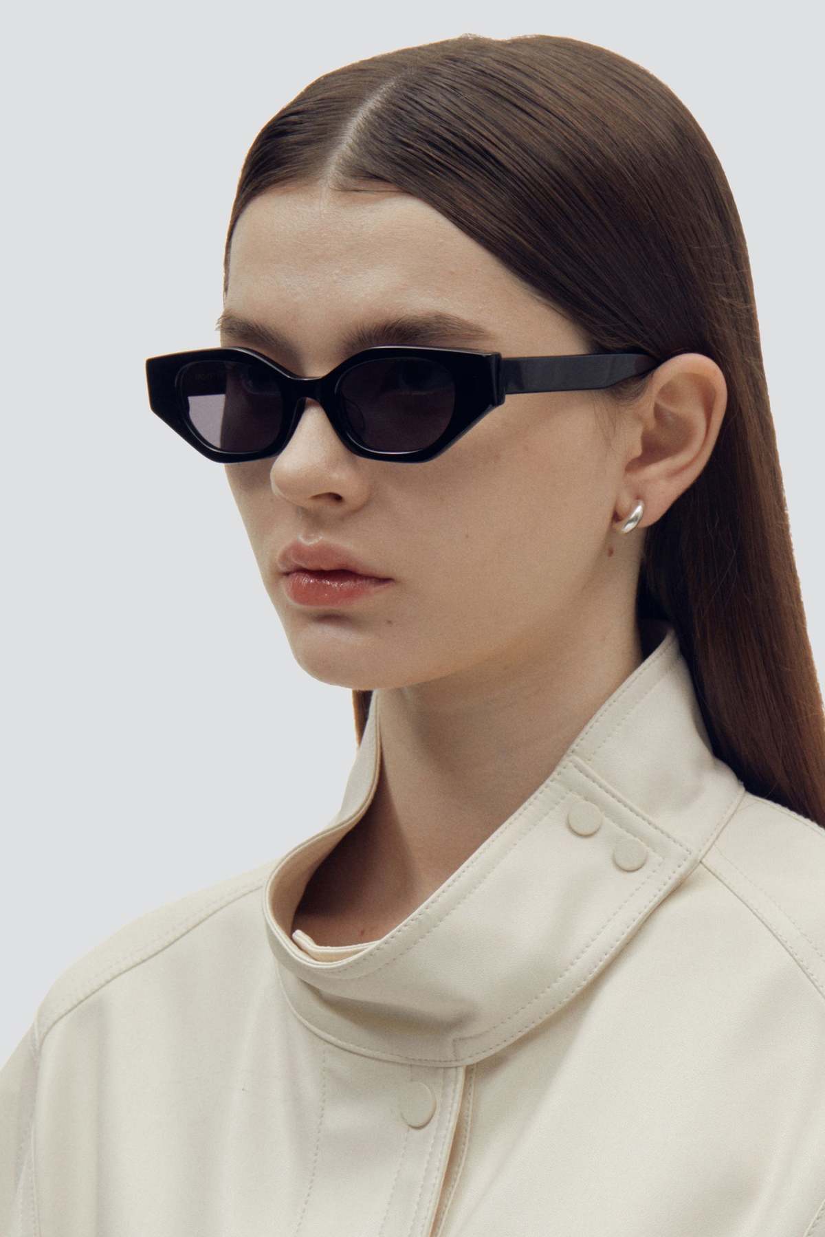 Unisex Projekt Produkt Acetate FS6 C1 Sunglasses - Black | Garmentory