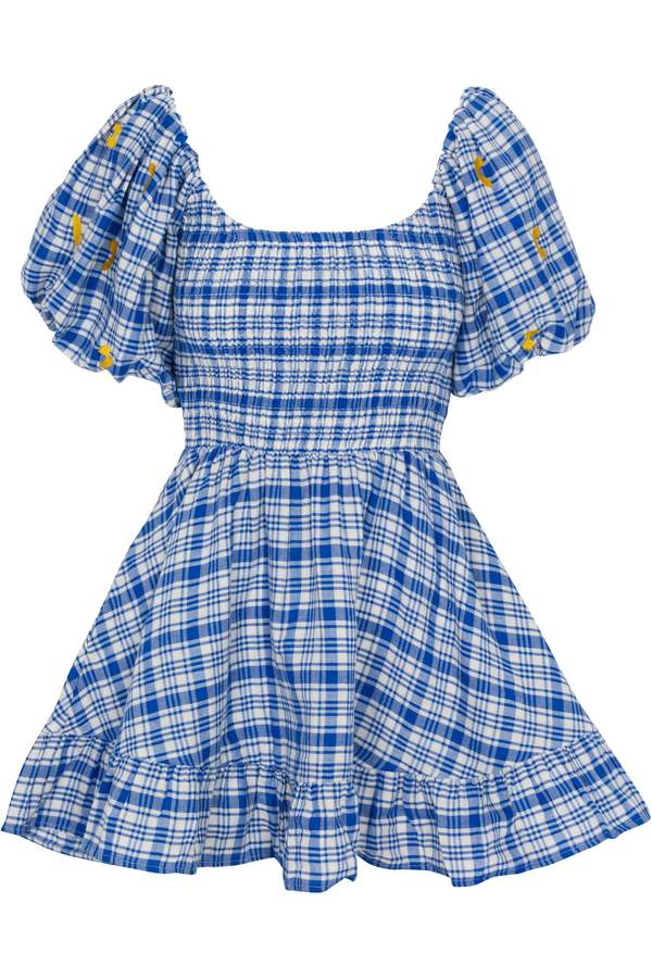 Fashion Brand Company Spaghetti Romance Mini Dress - Blue | Garmentory