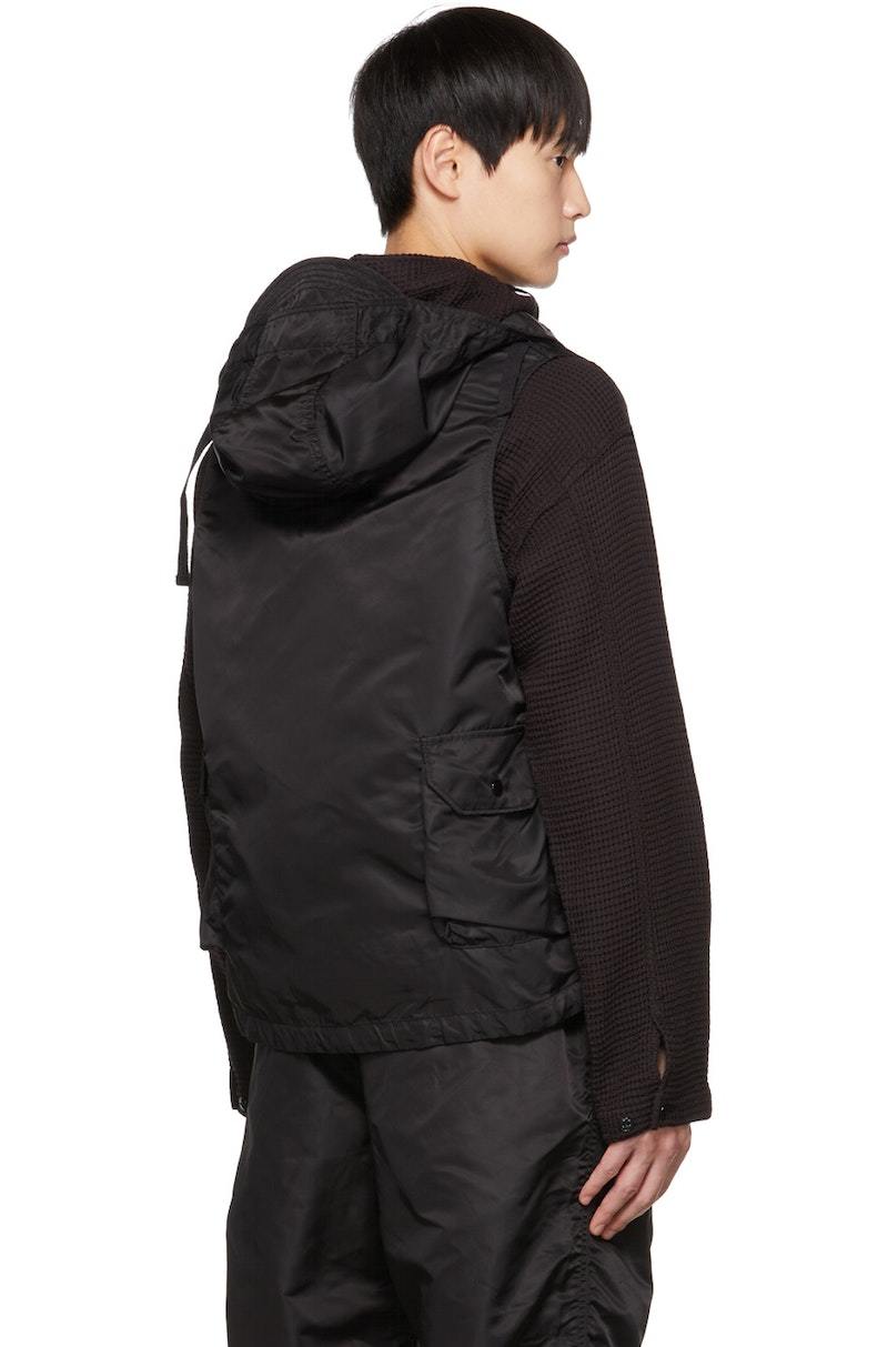 トップス ENGINEERED GARMENTS Field Vest Black M Engineered Garments Black Field Vest | Garmentory
