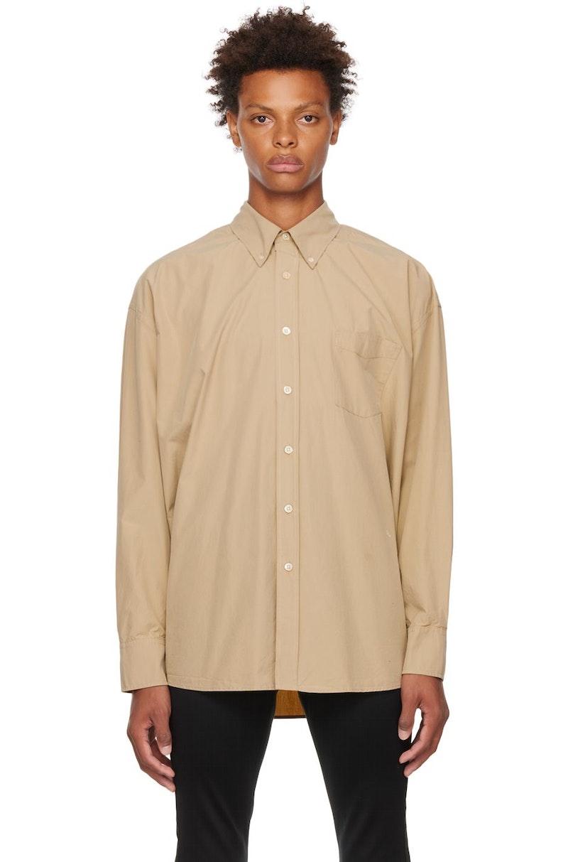 Our Legacy Borrowed BD Shirt - Khaki | Garmentory